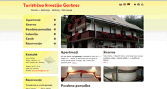 Desktop Screenshot of kmecki-turizem-gartner.eu